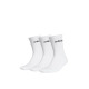 ADIDAS 3-Packs Half-Cushioned Crew Socks White