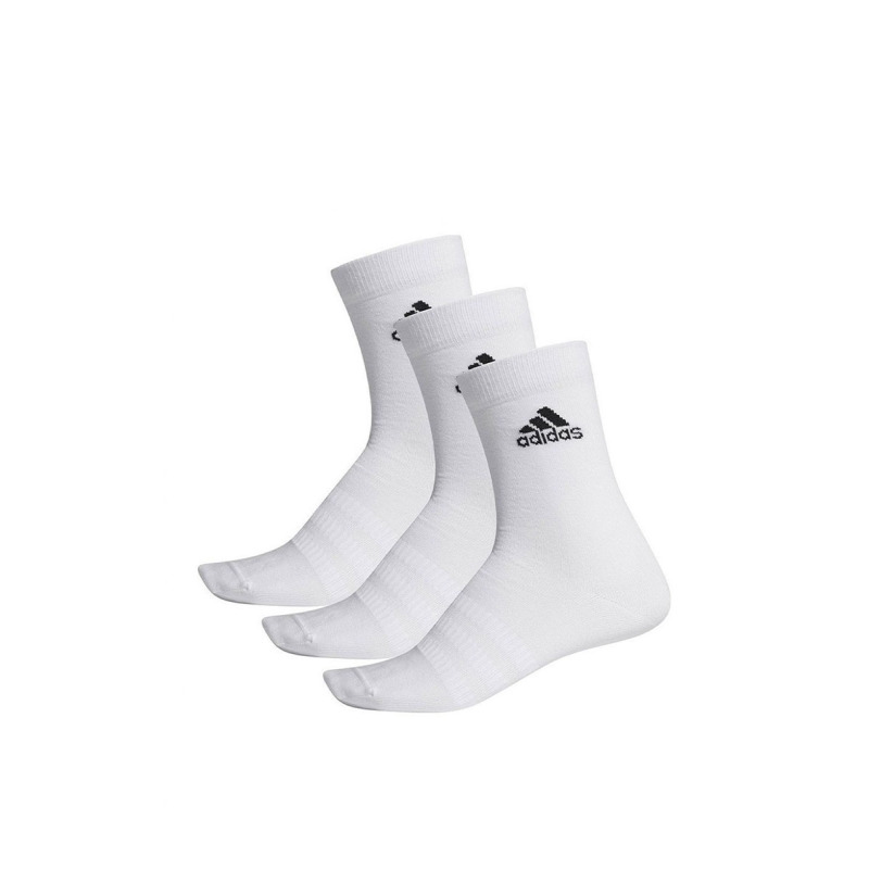 ADIDAS 3-Packs Light Crew Socks White