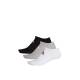 ADIDAS 3-Packs Lightweight Low Cut Socks Black/Grey/White