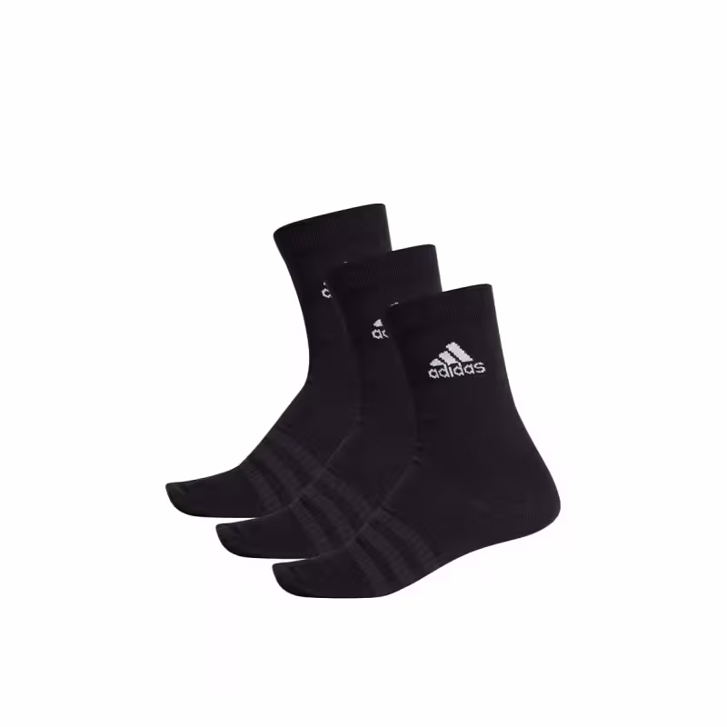 ADIDAS 3-Packs Light Crew Socks Black