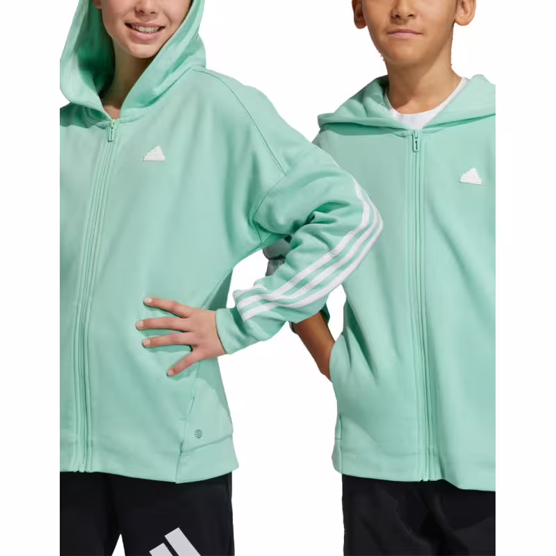 ADIDAS Future Icos 3-Stripes Full-Zip Hoodie Green