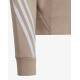 ADIDAS Sportswear Future Icons 3-Stripes Full-Zip Hoodie Brown
