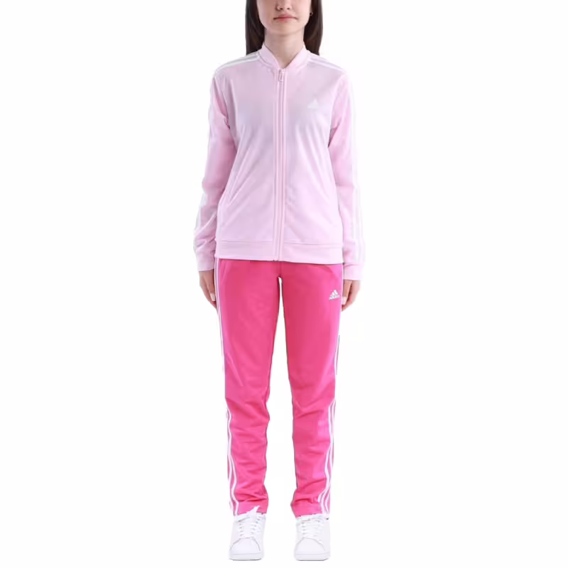 ADIDAS Essentials 3-Stripes Tracksuit Pink