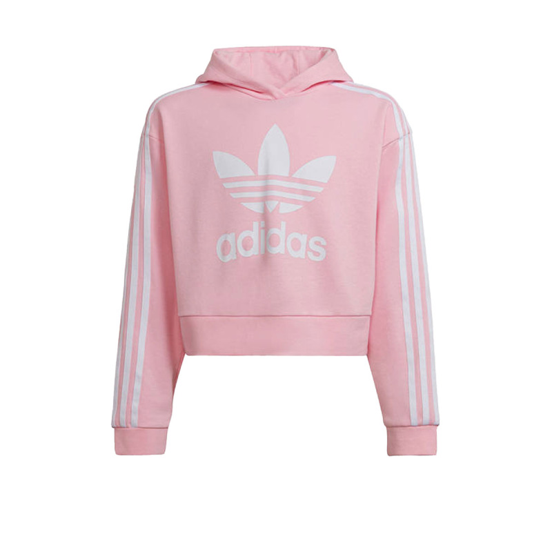 ADIDAS Originals Adicolor Cropped Hoodie Pink