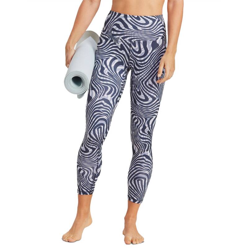 ADIDAS Yoga Essentials Printed 7/8 Leggings Grey/White