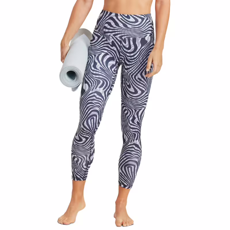 ADIDAS Yoga Essentials Printed 7/8 Leggings Grey/White