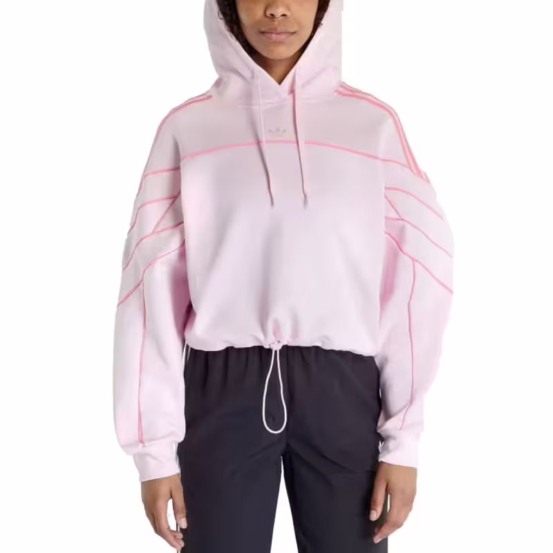 ADIDAS Originals Aloxe Cropped Hoodie Pink