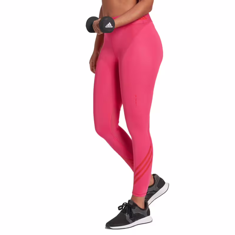 ADIDAS Aeroready Techfit 3-Stripes Leggings Pink