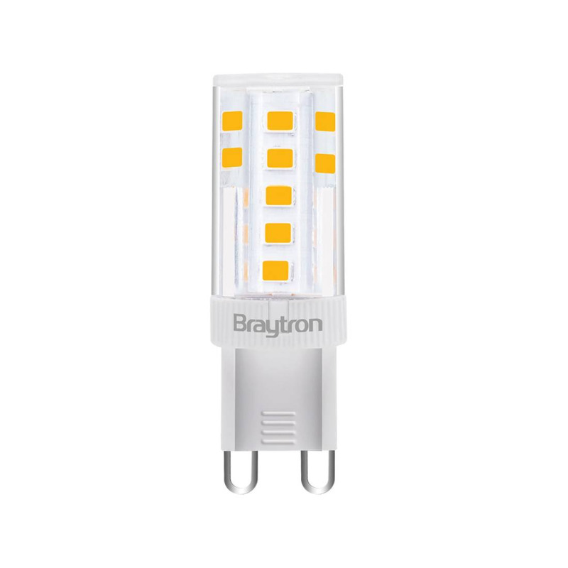 Лампа LED Braytron, клас G, цокъл G9, 220VAC, 5W, 6500K