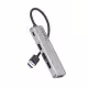 USB хъб Earldom ET-HUB12, USB 2.0, 5 Порта, Сив - 12069