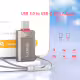 Преходник Earldom ET-OT88C, USB3.0 към Type-C, OTG, Сив - 40360