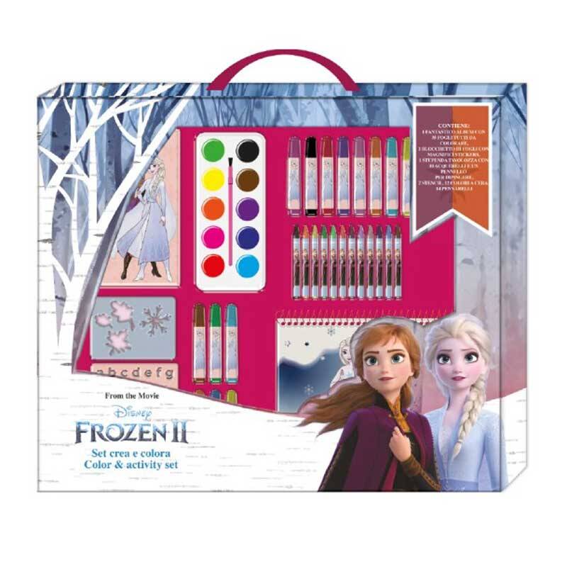 Детско куфарче "Frozen" с аксесоари за рисуване - 35 части