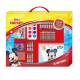 Куфарче "Mickey Mouse" с комплект за рисуване за деца - 35 части