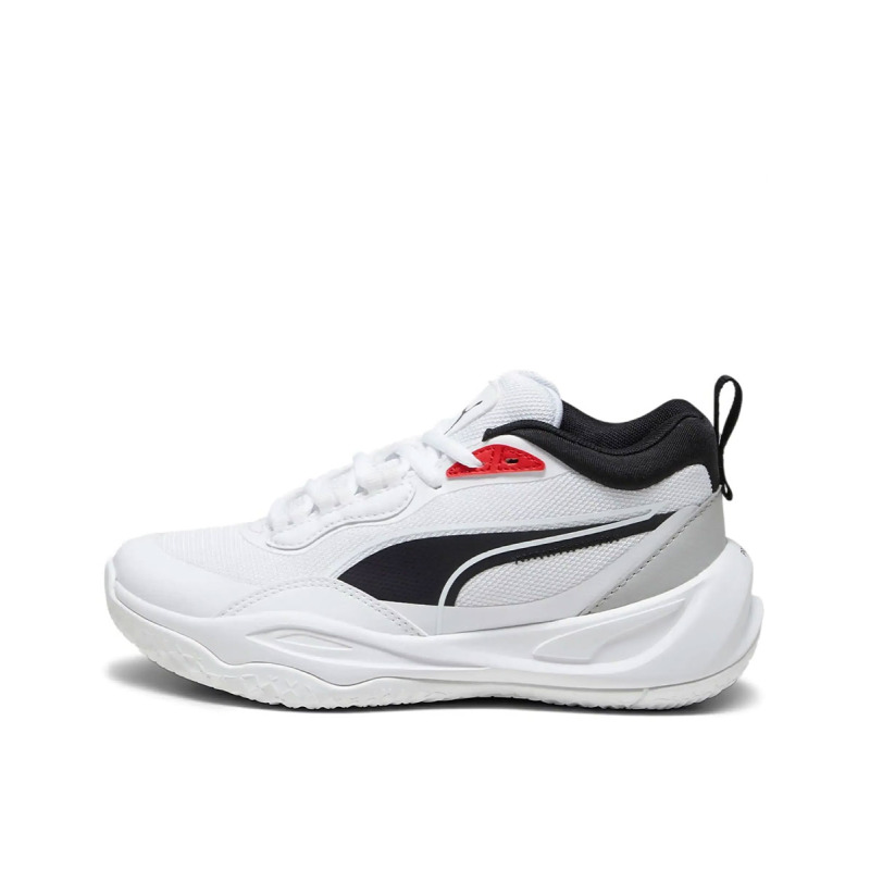 PUMA Playmaker Pro Mid Shoes White Jr