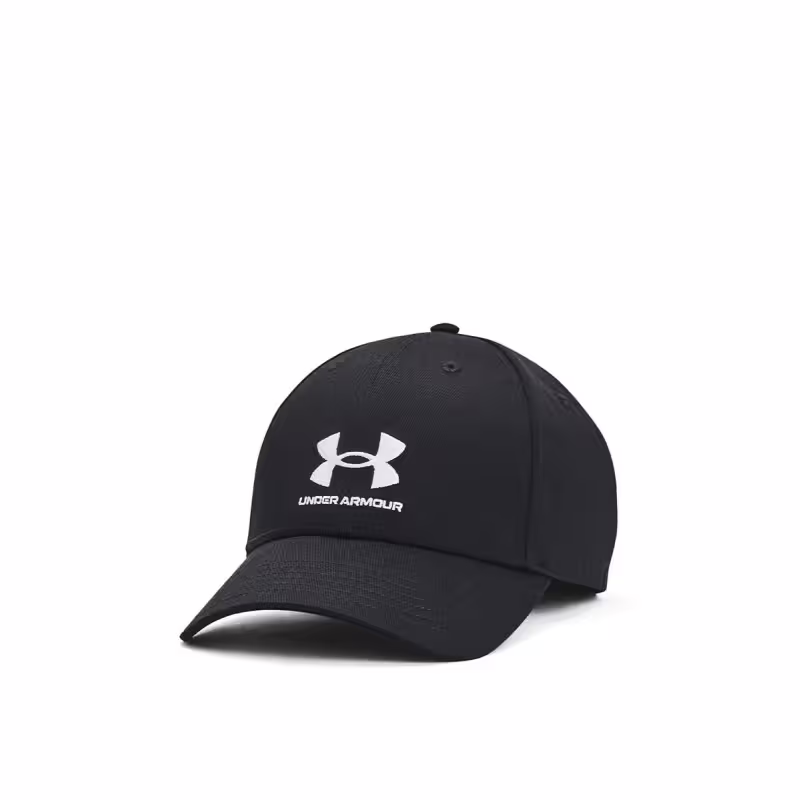 UNDER ARMOUR Branded Lockup Adjustable Cap Black/White