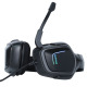 Слушалки Onikuma K20, За компютър, Микрофон, Подсветка, 3.5mm, USB, Черен - 20777