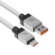 Кабел за данни Baseus CoolPlay, Type-C, 100W, 1.0m, Бял - 40446