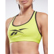 REEBOK Lux Vector Racer Sport Bra Yellow