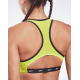 REEBOK Lux Vector Racer Sport Bra Yellow
