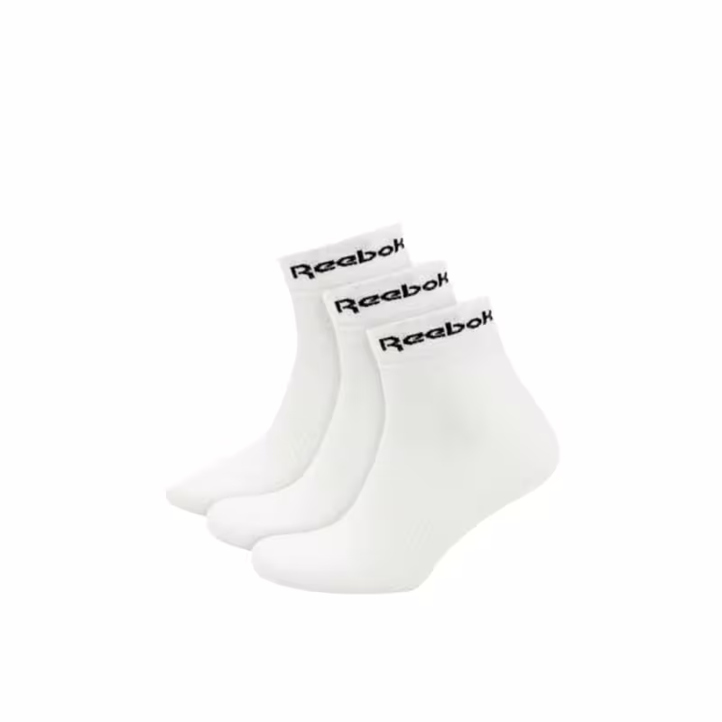 REEBOK 3-Packs Active Core Ankle Socks White