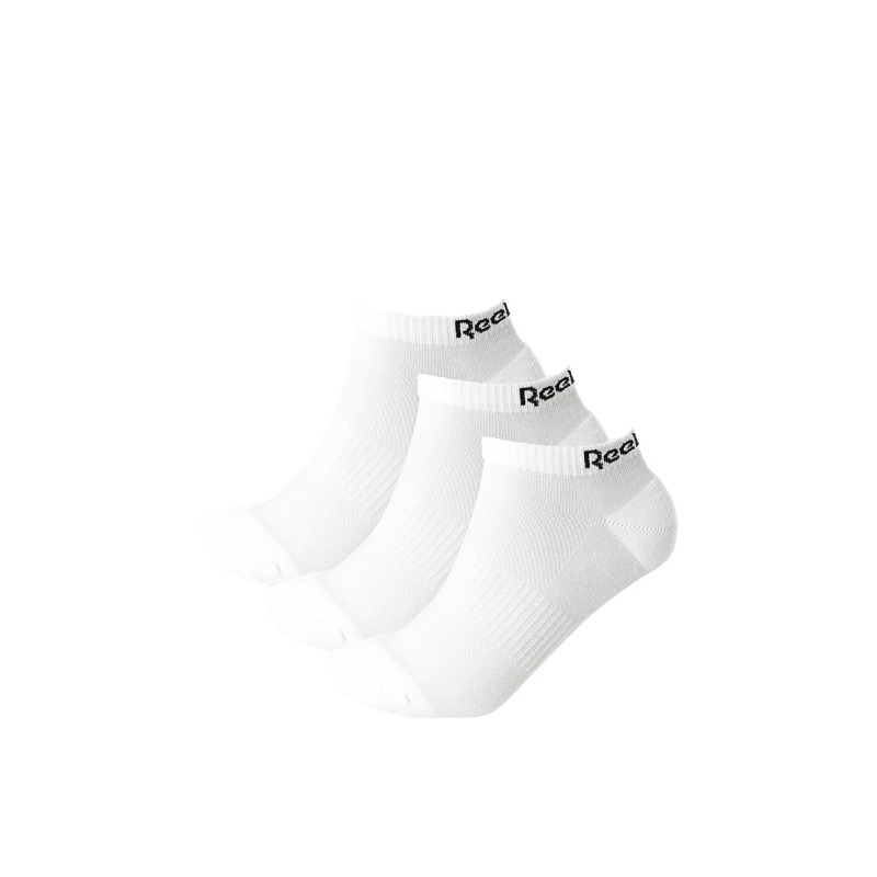 REEBOK 3-Packs Active Foundation Low-Cut Socks White
