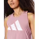 ADIDAS Training 3-Stripes Logo Tank Purple