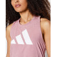 ADIDAS Training 3-Stripes Logo Tank Purple