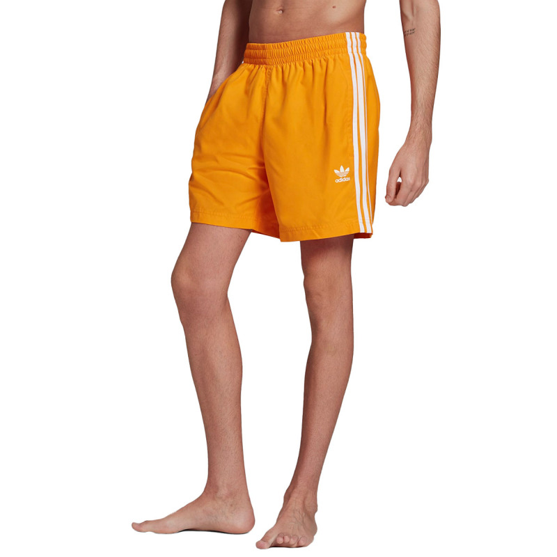 ADIDAS Adicolor Classics 3-Stripes Swim Shorts Orange