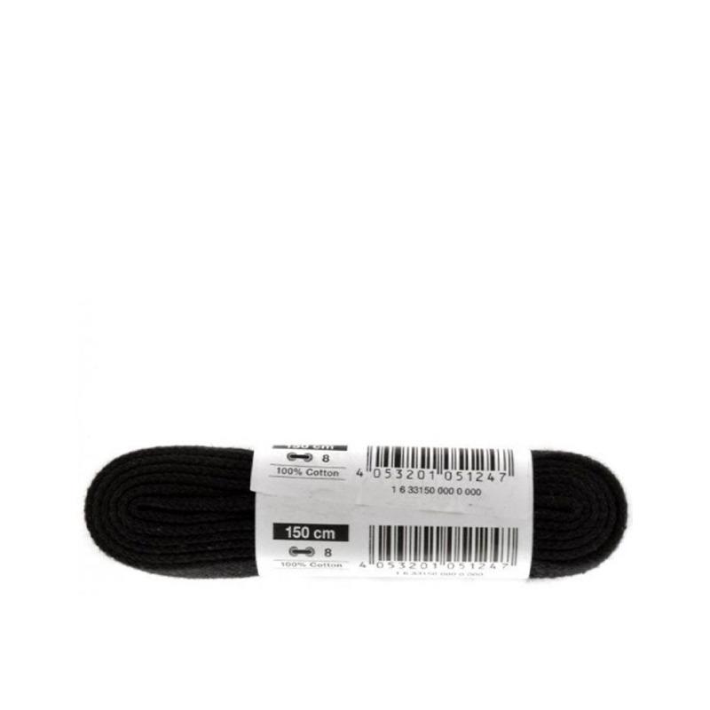 BAMA Flat Laces Black 150cm