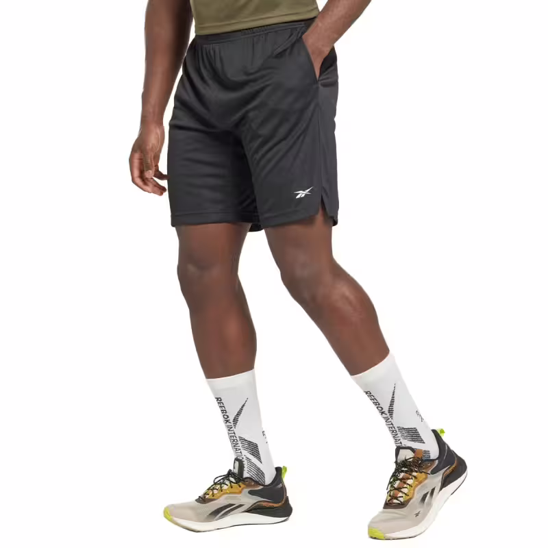 REEBOK Workout Ready Knit Shorts Aeroready Black