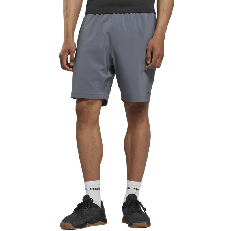 REEBOK Workout Ready Woven Shorts Polyester Grey