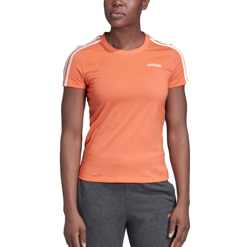 ADIDAS Essentials 3-Stripes T-Shirt Orange