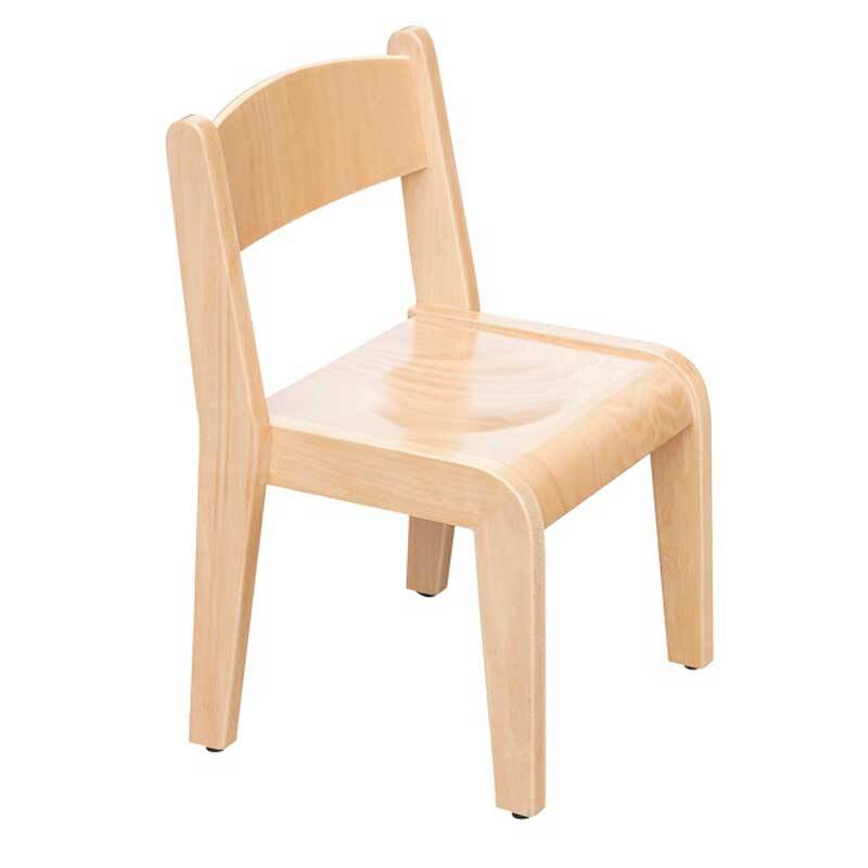 Детски дървен стол, размер S
