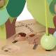 Дървен костер - лабиринт за деца - Вълшебната гора