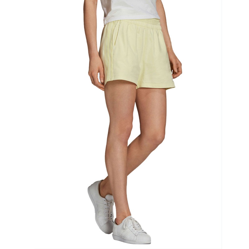 ADIDAS Tennis Luxe 3-Stripes Shorts Yellow