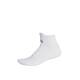 ADIDAS 1-Pair Alphaskin Ankle Low Cut Socks White
