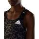 ADIDAS Fast Graphic Running Tank Top Grey/Black