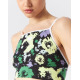 ADIDAS Originals All Over Print Floral Bra Multicolor