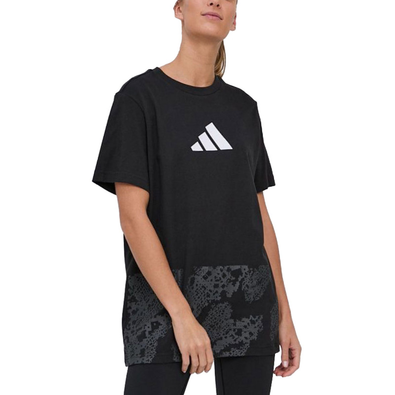 ADIDAS Lace Camo Graphic 2 Tee Black