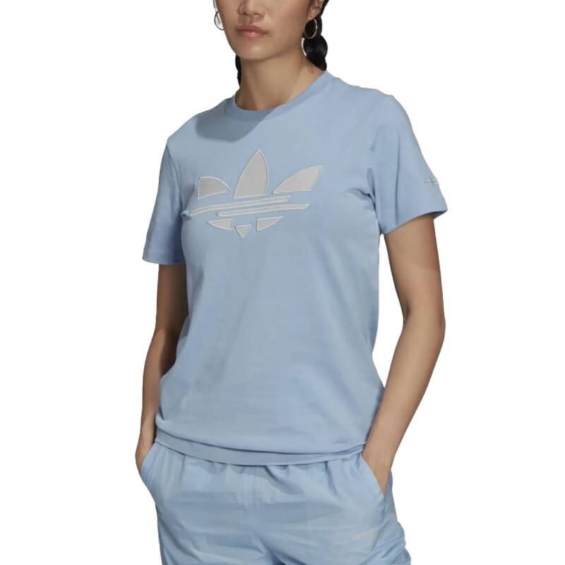 ADIDAS Originals Adicolor Shattered Trefoil Tee Blue