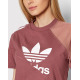 ADIDAS Originals Adicolor Split Trefoil Tee Dark Burgundy