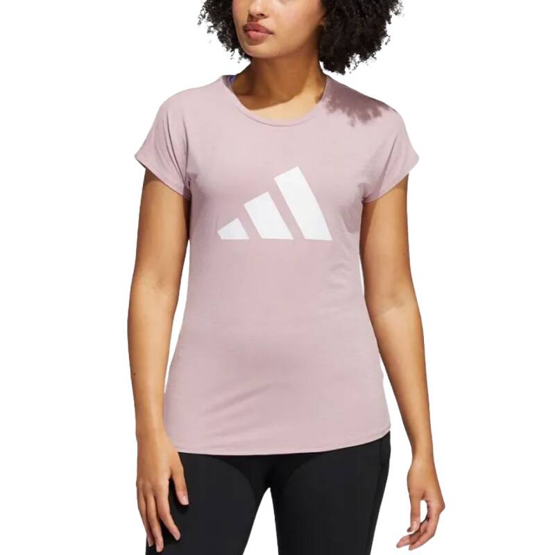 ADIDAS Performance 3-Stripes Training Tee Purple