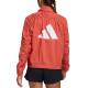 ADIDAS Training 3 Bar Logo Warm-Up Sports Jacket Red