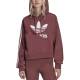 ADIDAS Originals Adicolor Split Trefoil Hoodie Dark Burgundy