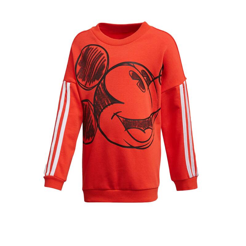 ADIDAS x Mickey Mouse Crew Sweatshirt Red