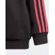 ADIDAS Graphic Print Crew Sweatshirt Black/Pink