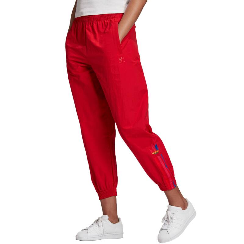 ADIDAS Originals Adicolor 3D Trefoil Track Pants Red