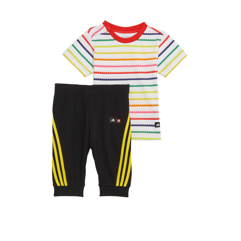 ADIDAS x Classic Lego Tee And 3/4 Pants Set White/Multi