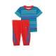 ADIDAS x Classic Lego Tee And 3/4 Pants Set Blue/Red