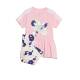 ADIDAS Originals Flower Print Dress And Tights Set Pink/Multi